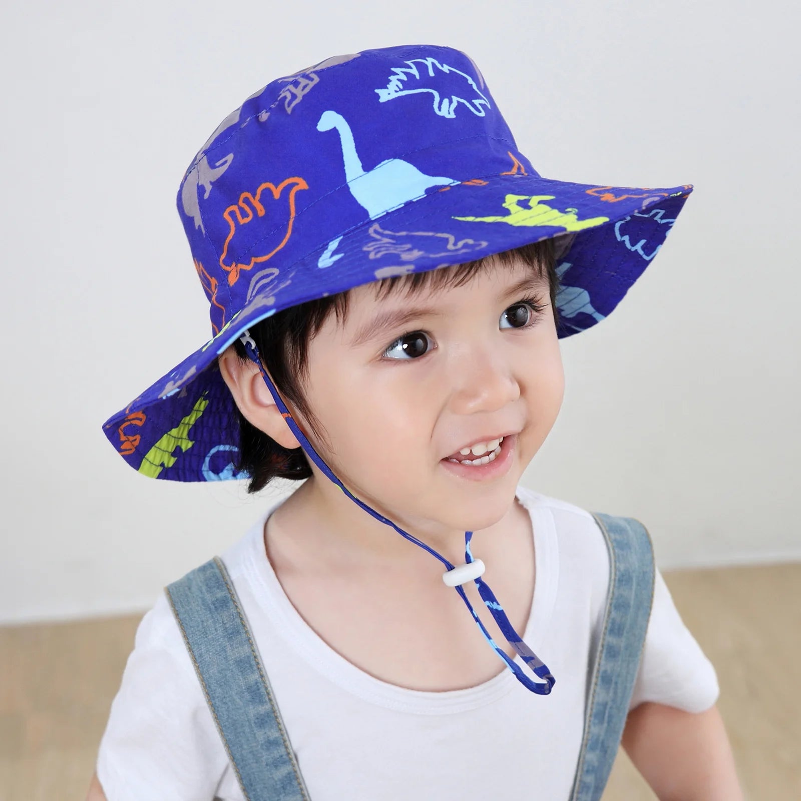 UPF 50+ Sun Protection Sun Hats Wide Brim Beach Bucket Hats for Baby Boys Girls Cute Toddler Hats