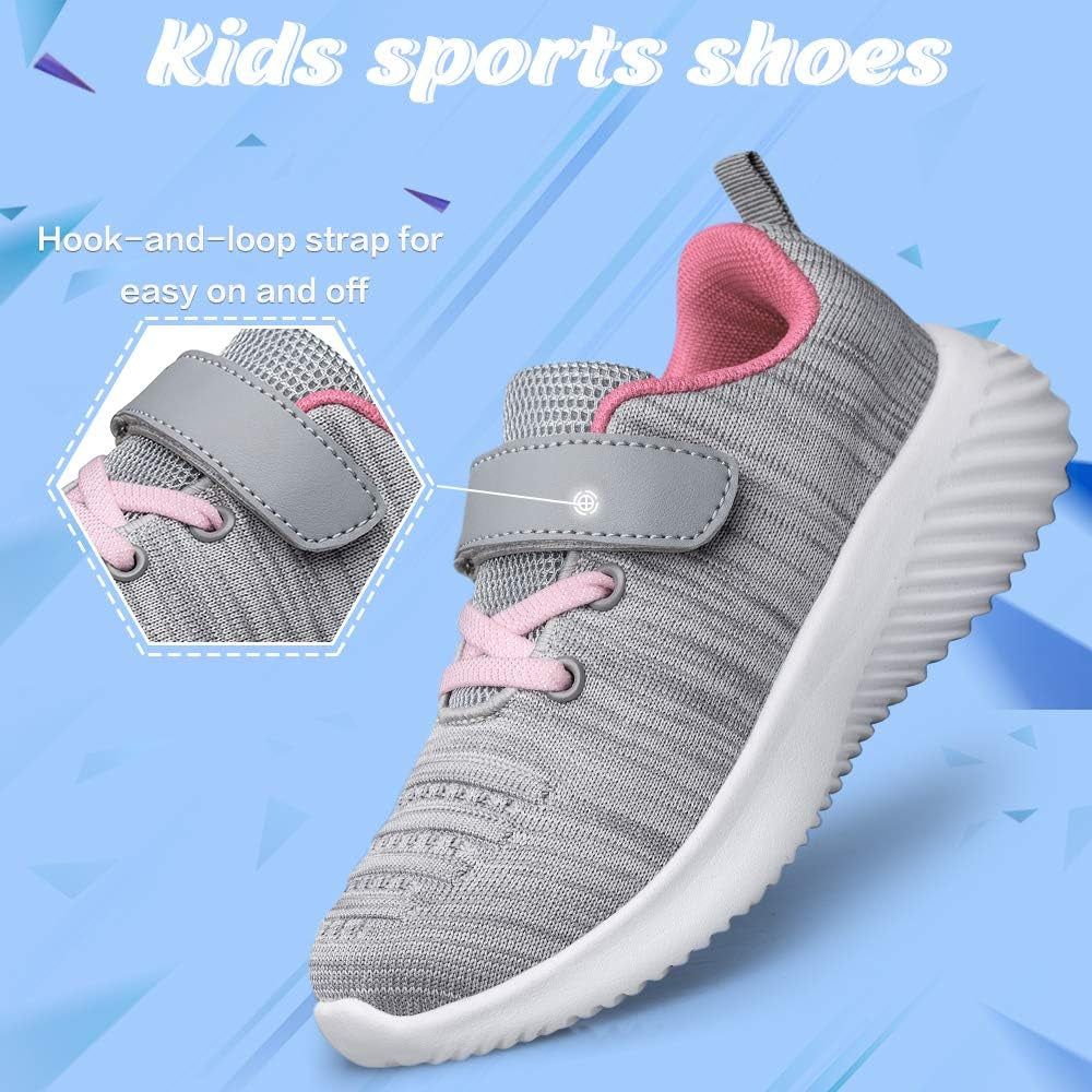 Toddler Little Kid Sneakers Boys Girls Cute Strap Walking Athletic Running Sports Shoes