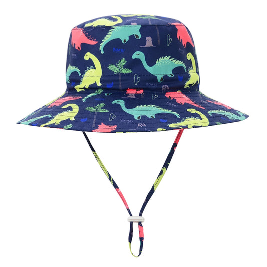 UPF 50+ Sun Protection Sun Hats Wide Brim Beach Bucket Hats for Baby Boys Girls Cute Toddler Hats