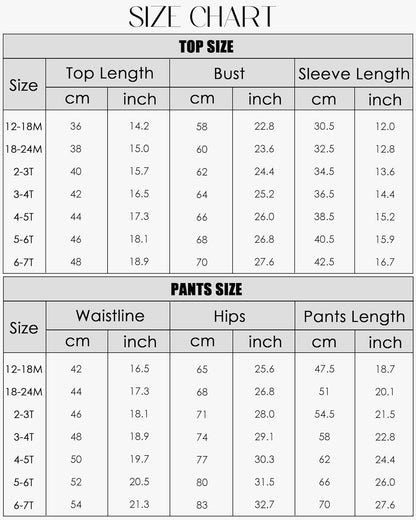 Baby Girl Clothes Sets, 2Pcs Autumn Long Sleeve Clothes Outfits Toddler Girl Sweater Sets