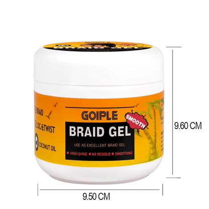 GOIPLE Hair Pomade Edge Control Gel Smooth Frizzy Hair for Styling Braiding Cream Control Frizz Edges Braid Gel